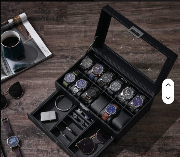 Carbon fiber watch box