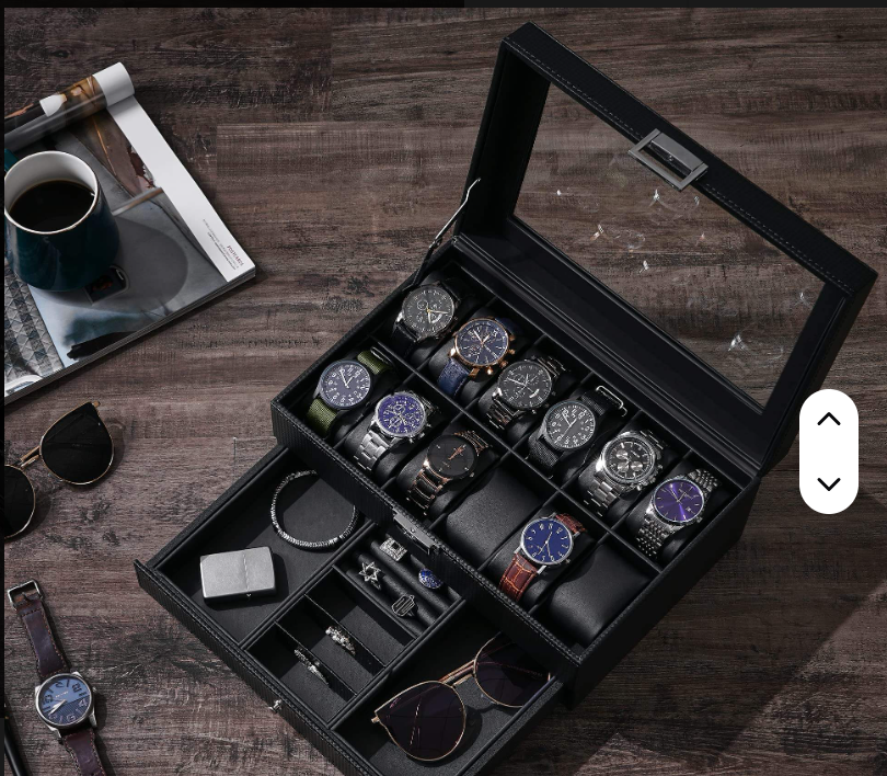 Carbon fiber watch box