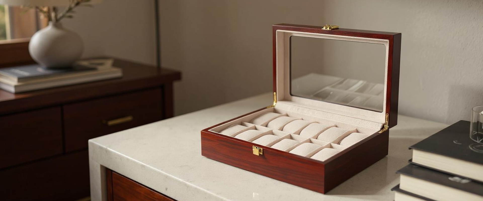 Luxury Rosewood Watch Display