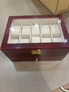 Premium 2-Tier Rosewood Watch Box