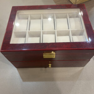 Premium 2-Tier Rosewood Watch Box